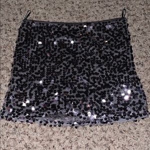 Sequin mini skirt